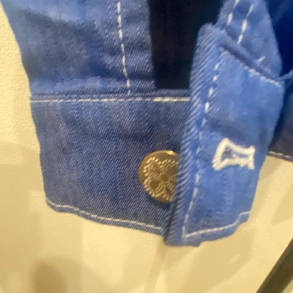 D&C denim jacket light weight size S/M - Picture 5 of 8